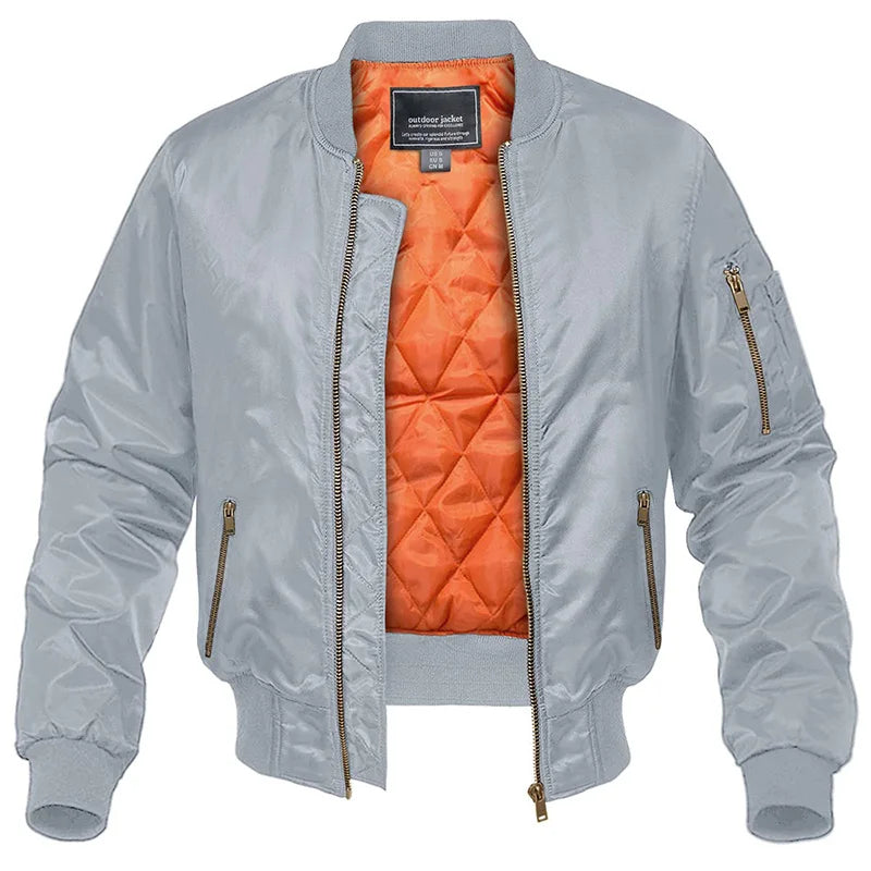 FLOYD BOMBER JACKET WITH ZIP CLOSURE