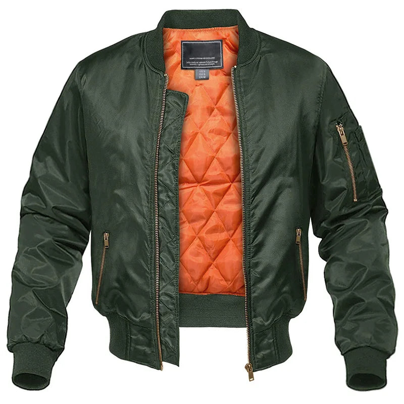 FLOYD BOMBER JACKET WITH ZIP CLOSURE