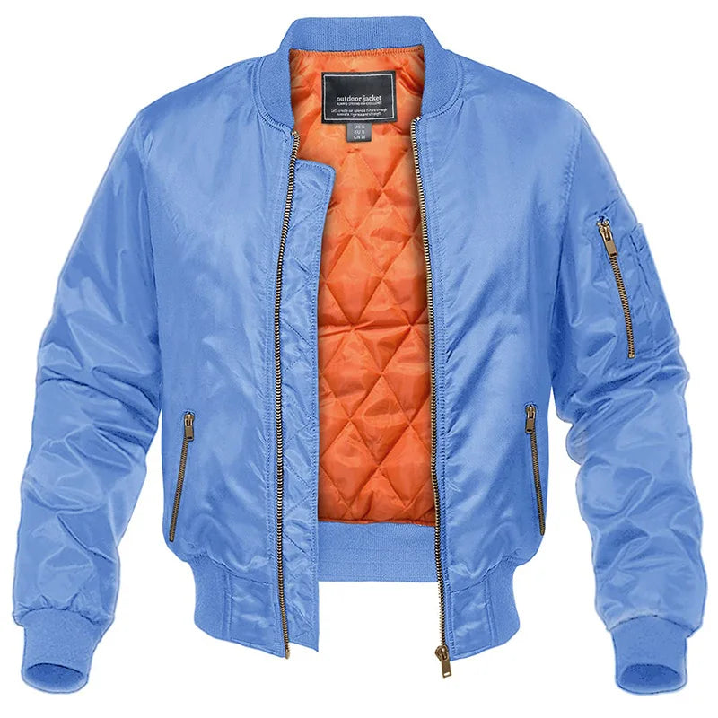 FLOYD BOMBER JACKET WITH ZIP CLOSURE