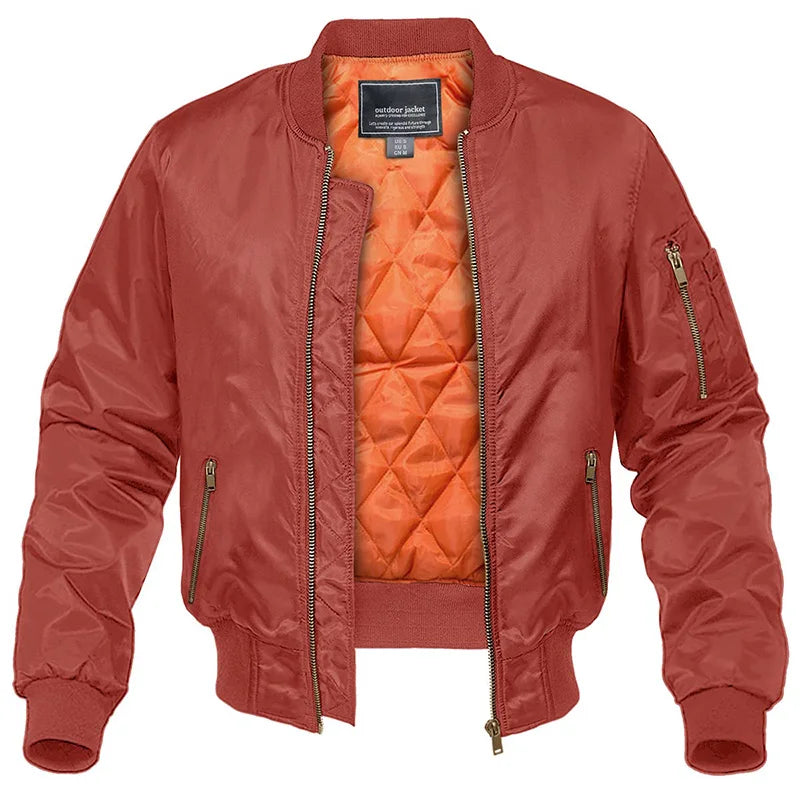 FLOYD BOMBER JACKET WITH ZIP CLOSURE