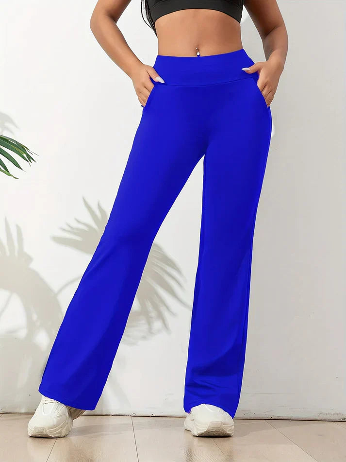 Francine High-Waisted Flared Pants