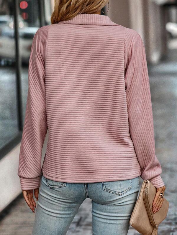 Gwen Women’s Sweater with Zip Collar