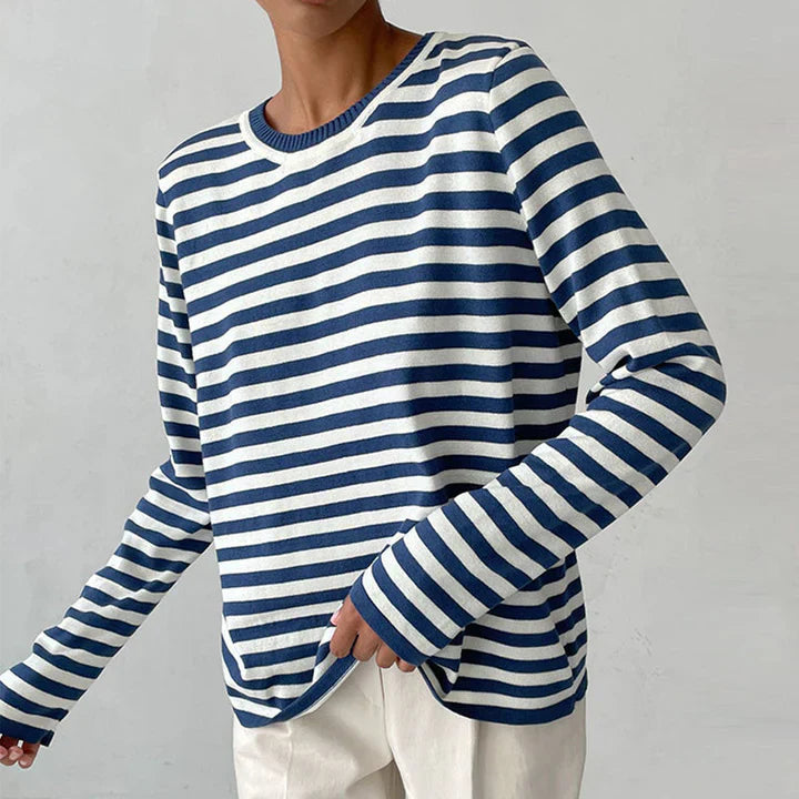 Holly Striped Long-Sleeve Women’s Top