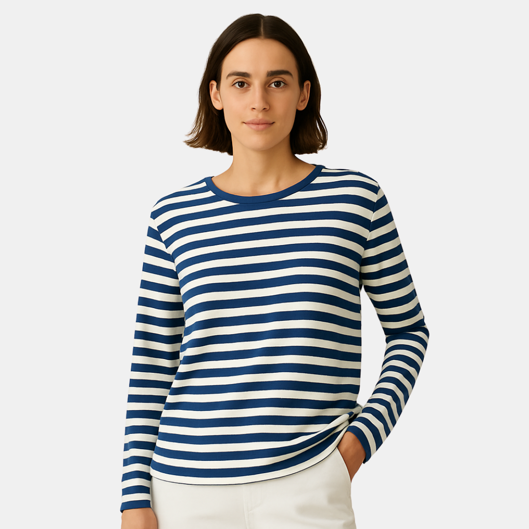 Holly Striped Long-Sleeve Women’s Top