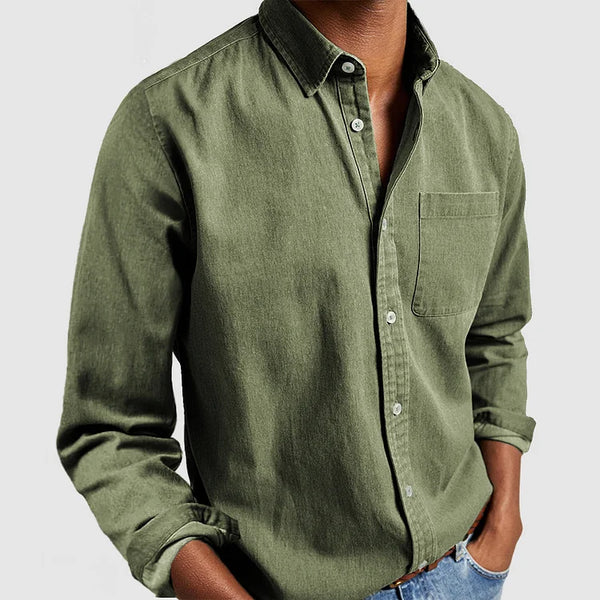 Jace Casual Button-Up Shirt for Men
