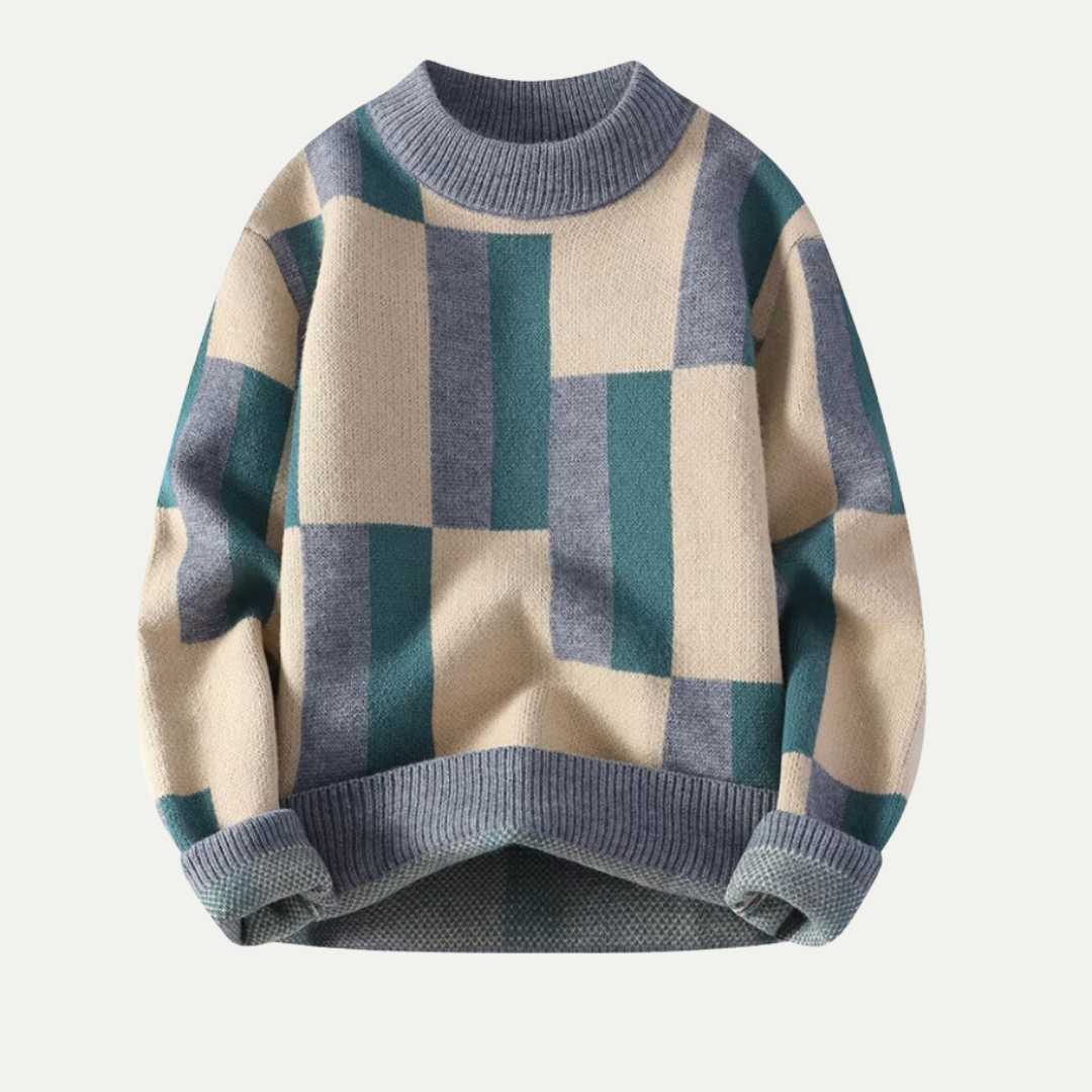 Jamie Men Sweater met Grafisch Patroon