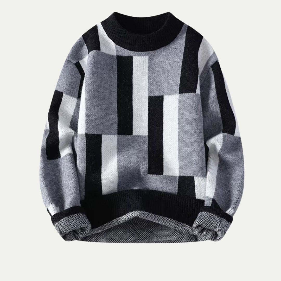 Jamie Men Sweater met Grafisch Patroon