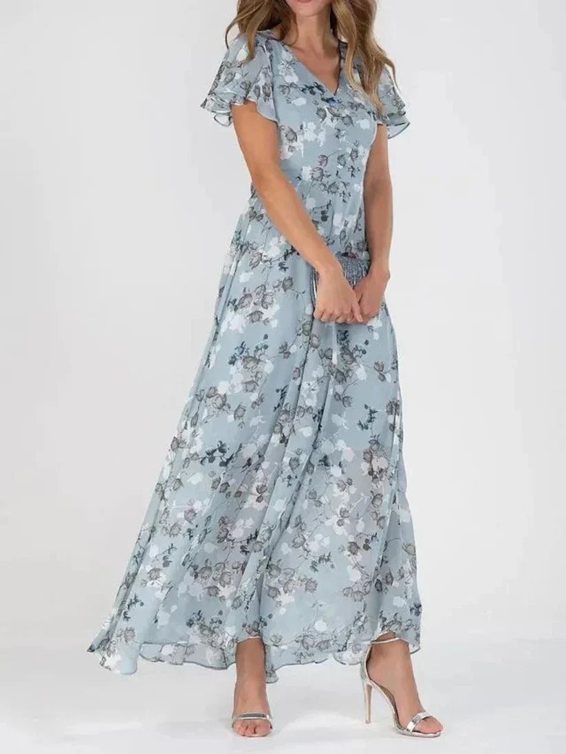 Jazmin Floral Elegance Maxi Dress