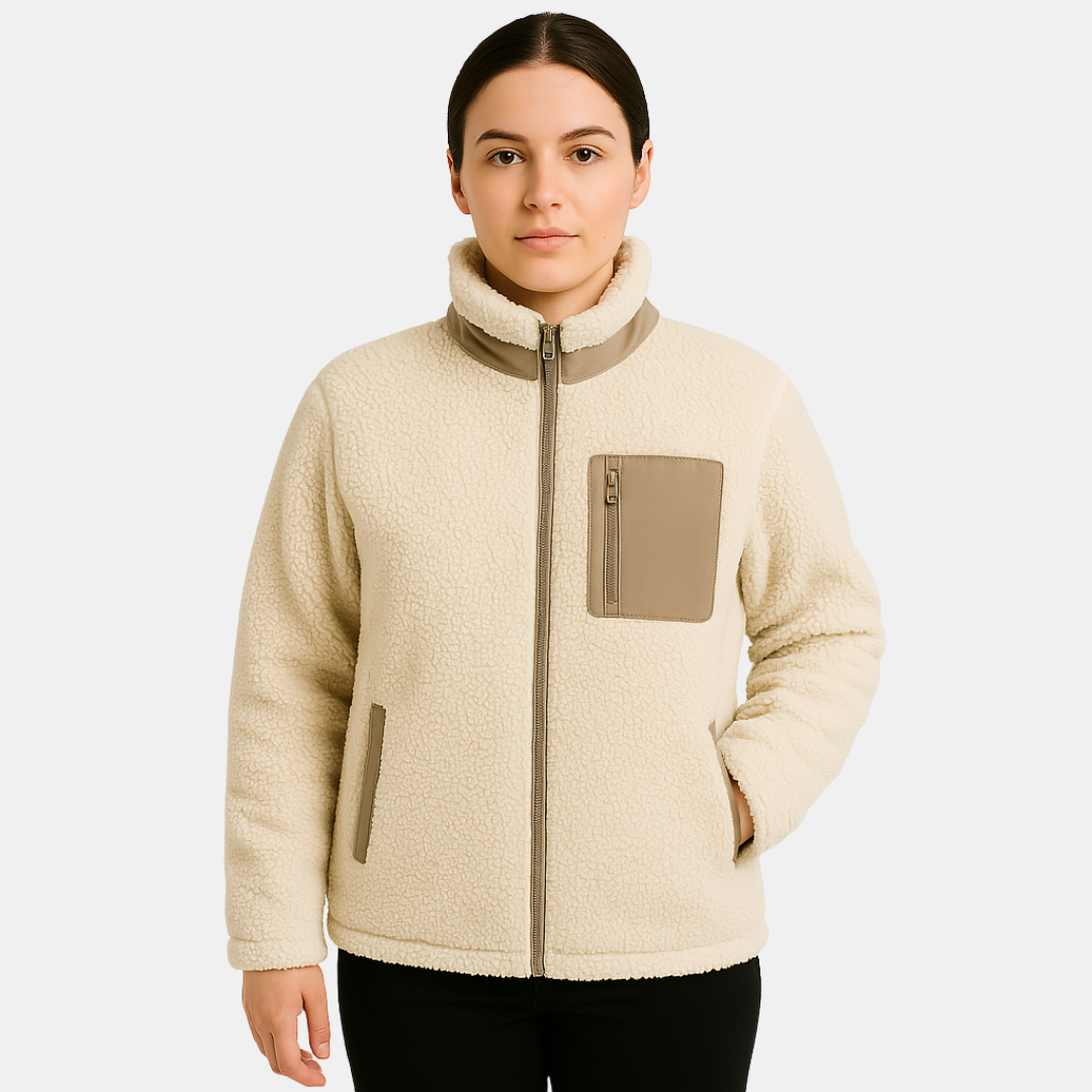 JAZZ SHERPA FLEECE ZIP JACKET