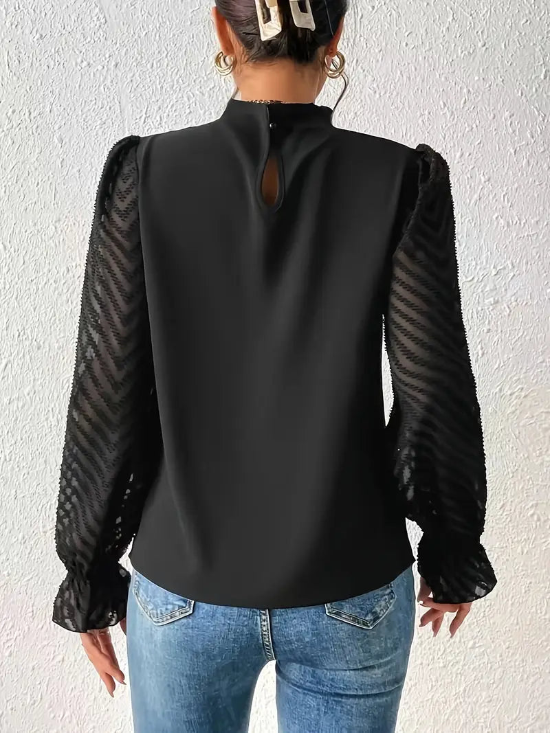 Jolene Women’s High-Neck Blouse
