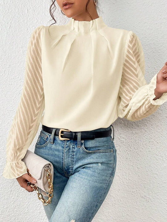 Jolene Women’s High-Neck Blouse