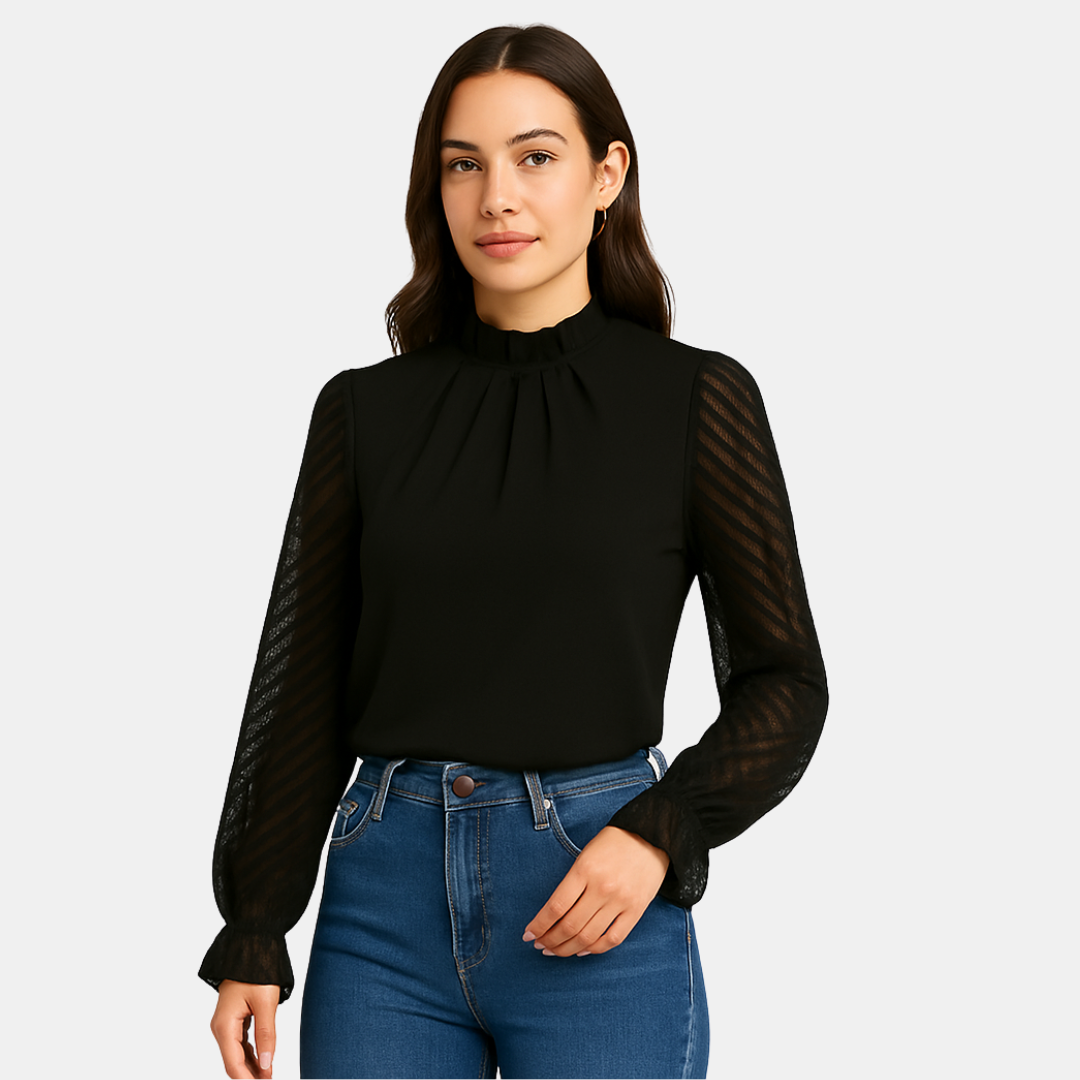 Jolene Women’s High-Neck Blouse