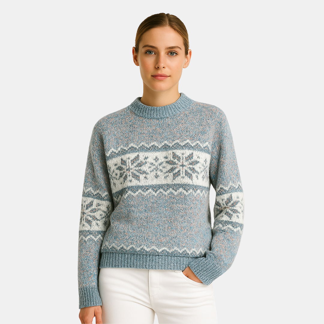 JOLIJN WINTER PRINT SWEATER