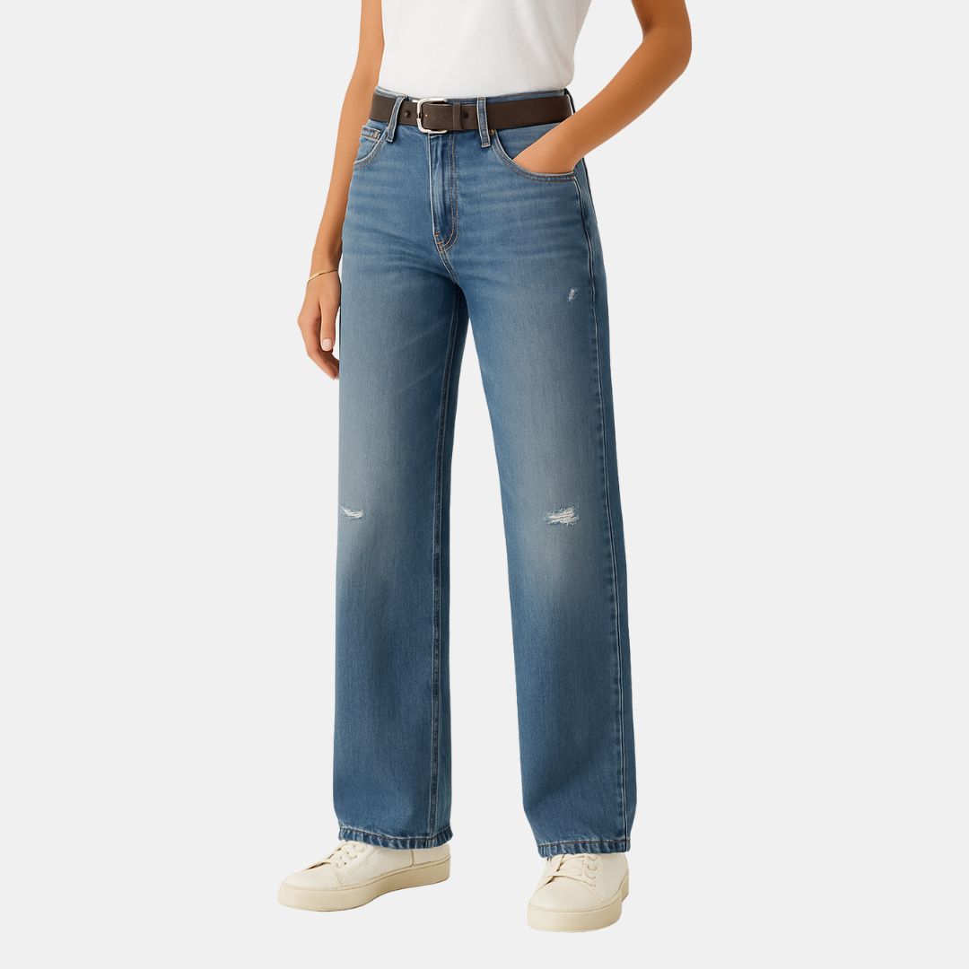 Lexi High-Waisted Wide Leg Jeans