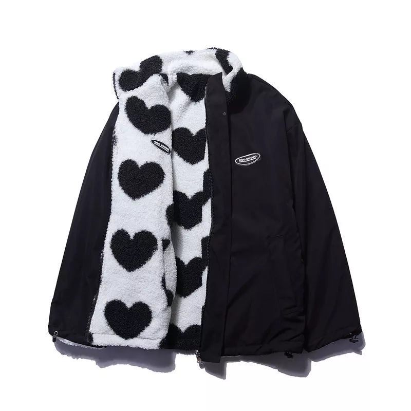 LIEKE REVERSIBLE JACKET WITH FLEECE INTERIOR
