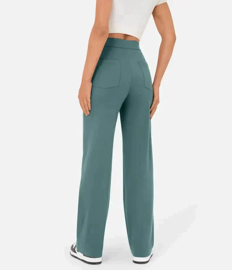 Lisa High-Waisted Wide Leg Trousers