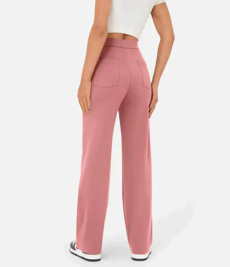 Lisa High-Waisted Wide Leg Trousers