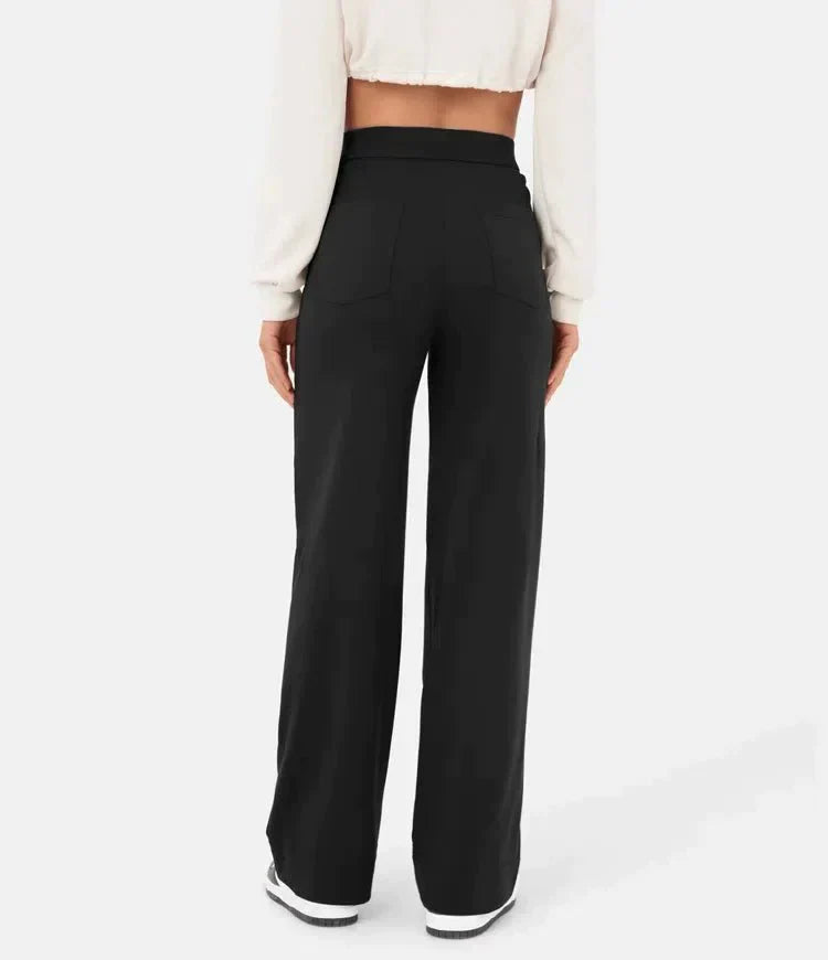 Lisa High-Waisted Wide Leg Trousers