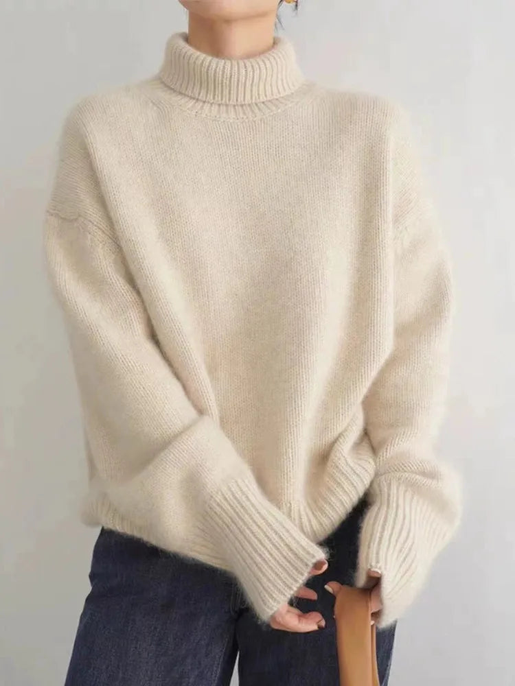 Lynn Women’s Knitted Turtleneck Sweater