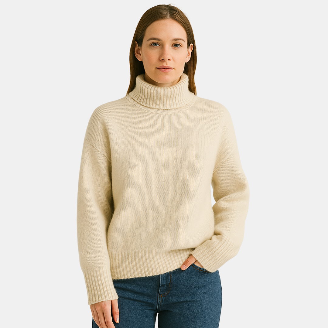 Lynn Women’s Knitted Turtleneck Sweater