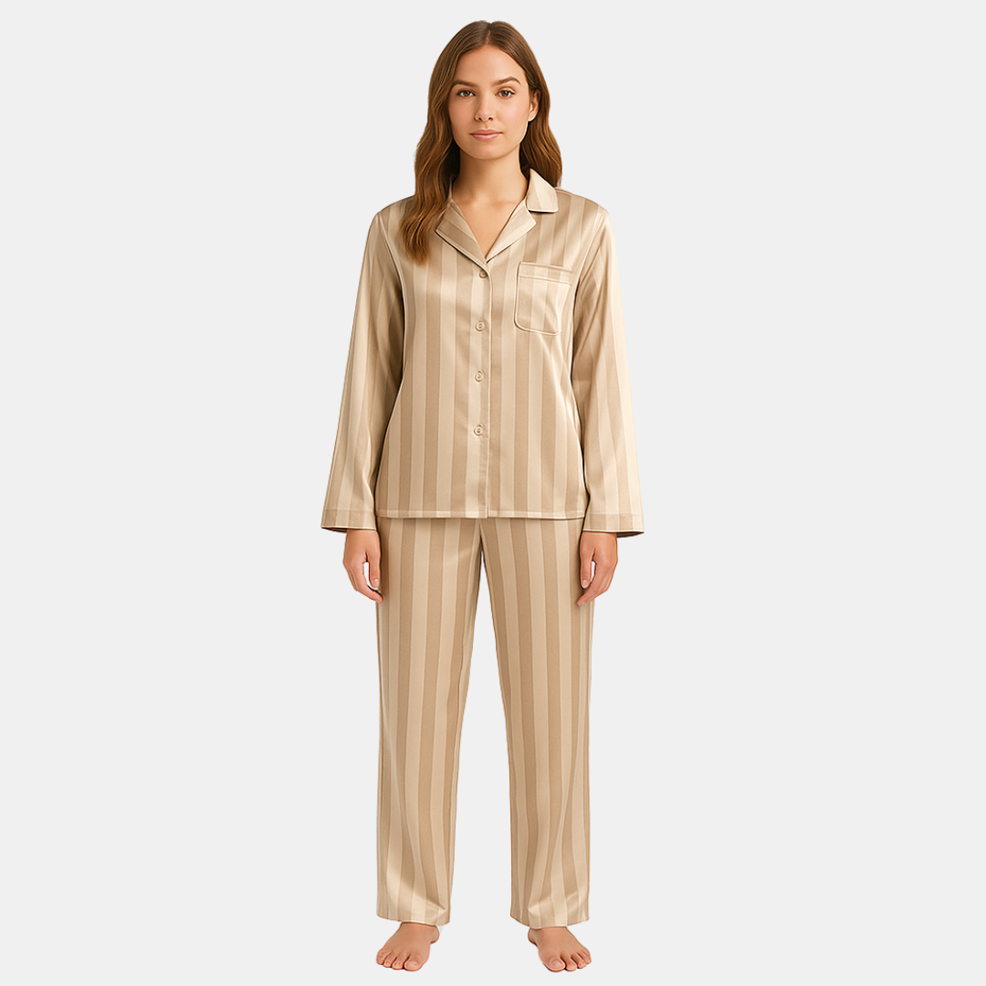 Myrle Striped Lounge Set For Women
