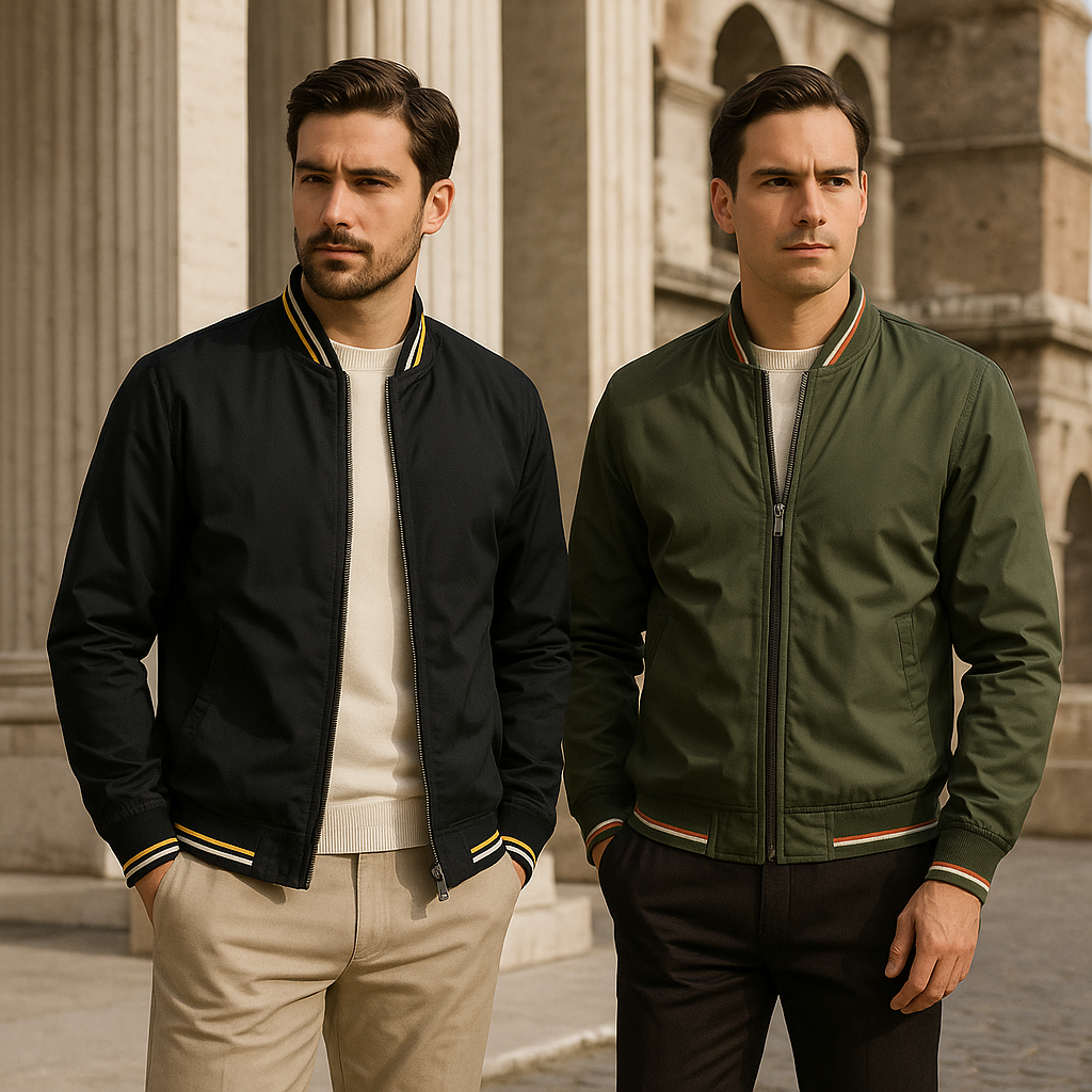 MASON BOMBER JACKET WITH SPORTY DETAILS