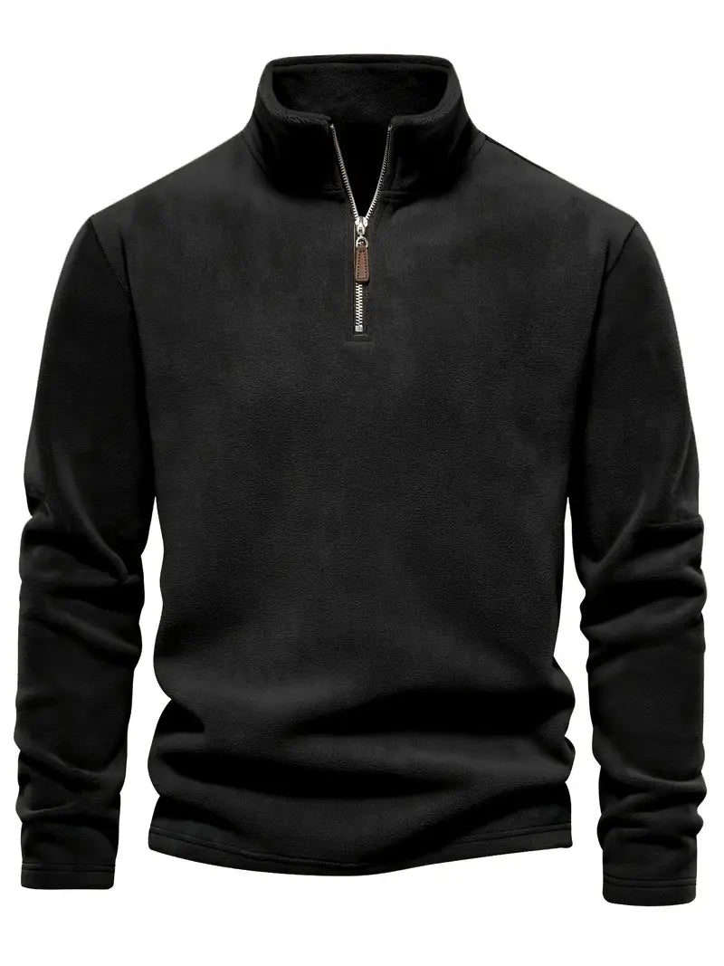 Mika Men’s Fleece Sweater with Half Zip