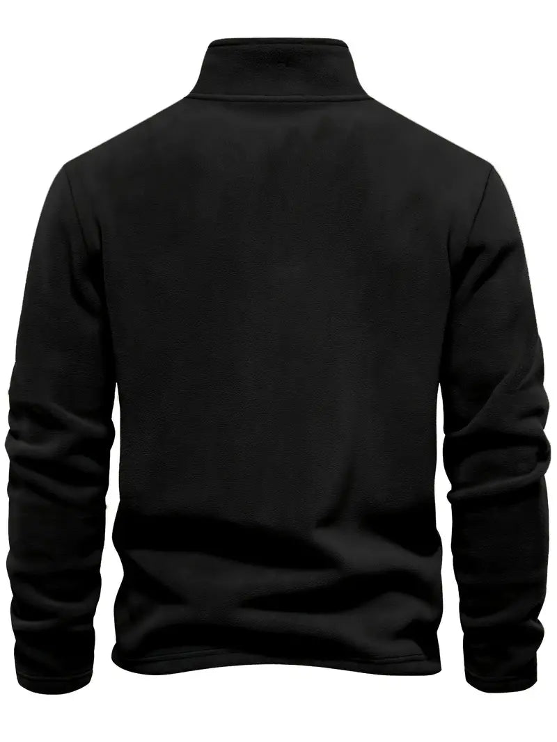 Mika Men’s Fleece Sweater with Half Zip