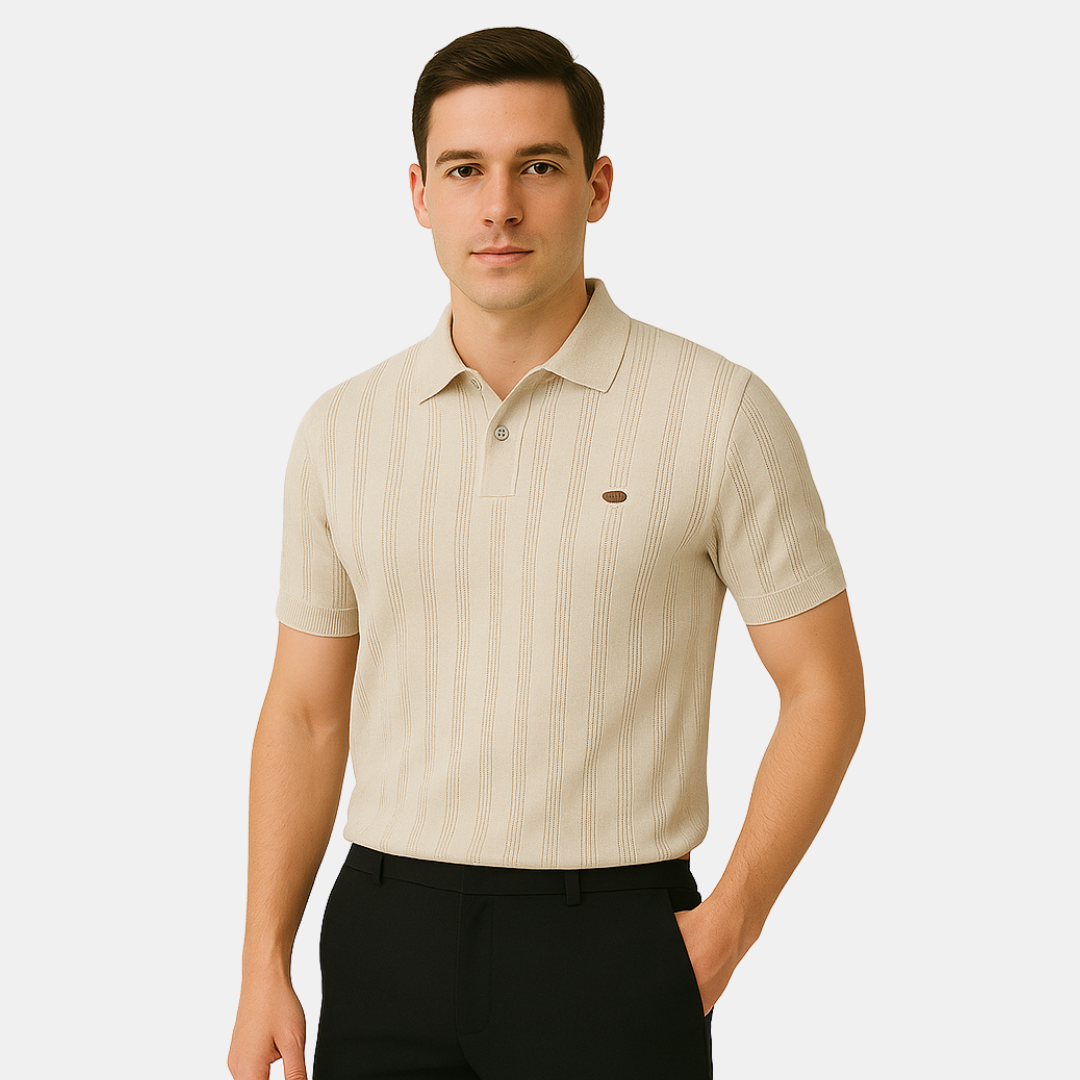 Nico Striped Polo Shirt for Men