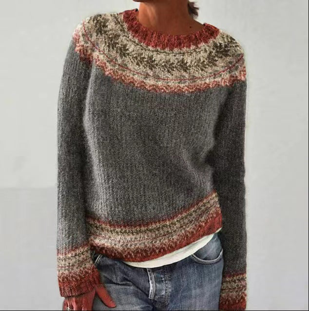 June Vintage knitted jumper for women