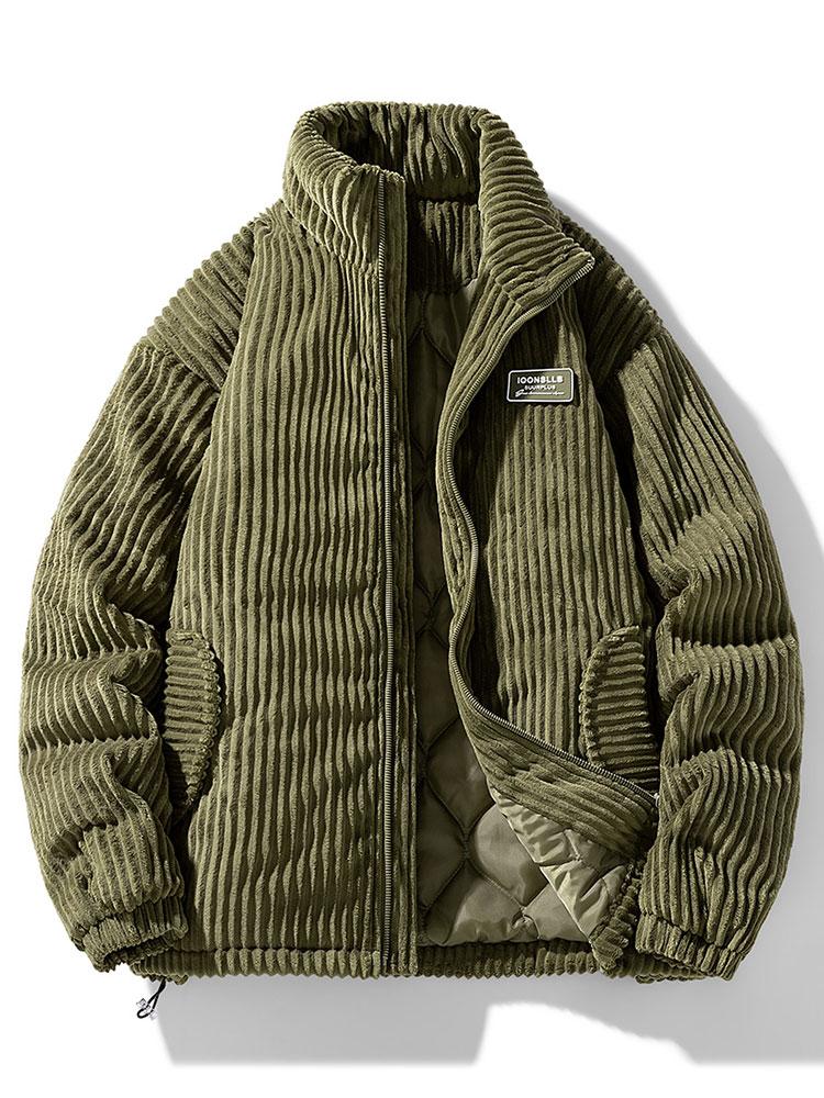RAFELLO CORDUROY JACKET WITH ZIP