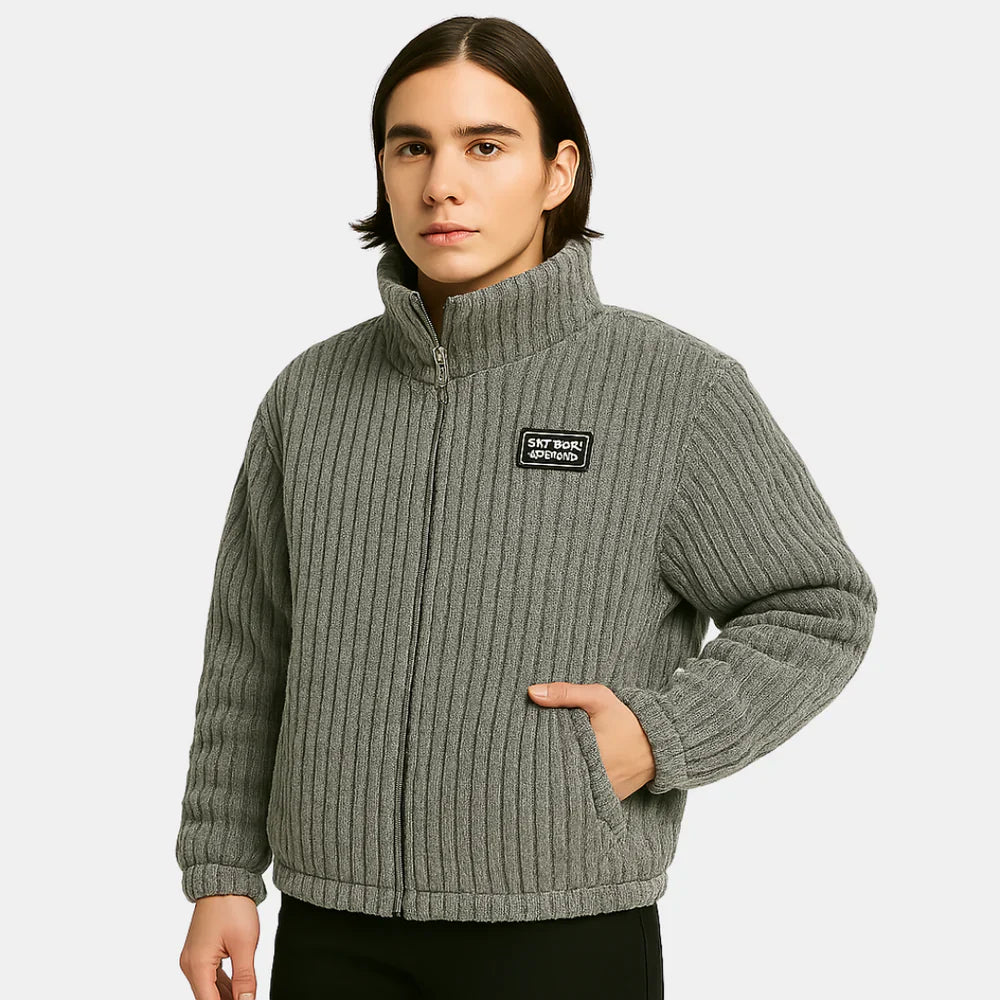 RAFELLO CORDUROY JACKET WITH ZIP