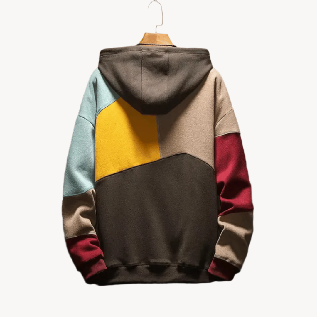 Ralph Men’s Hoodie with Block Design
