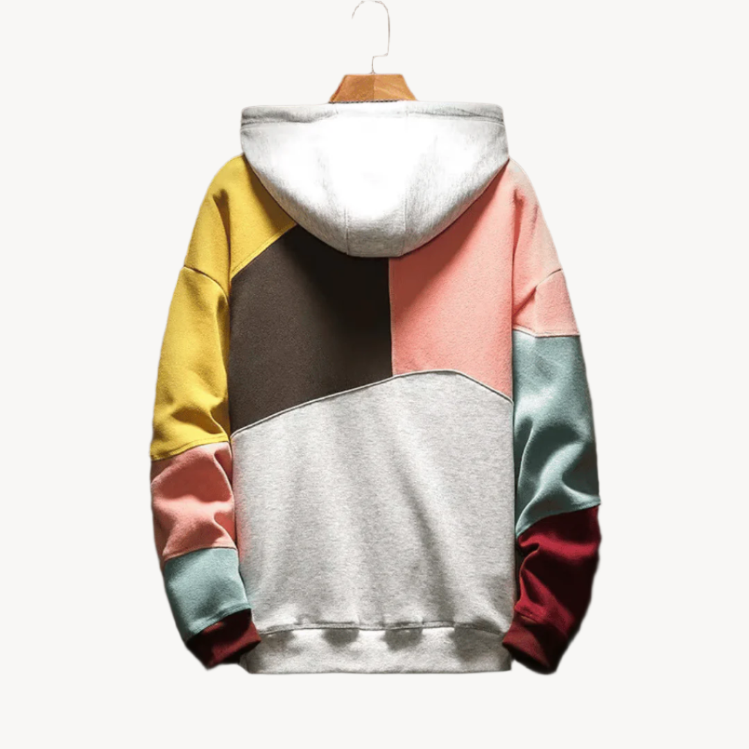Ralph Men’s Hoodie with Block Design