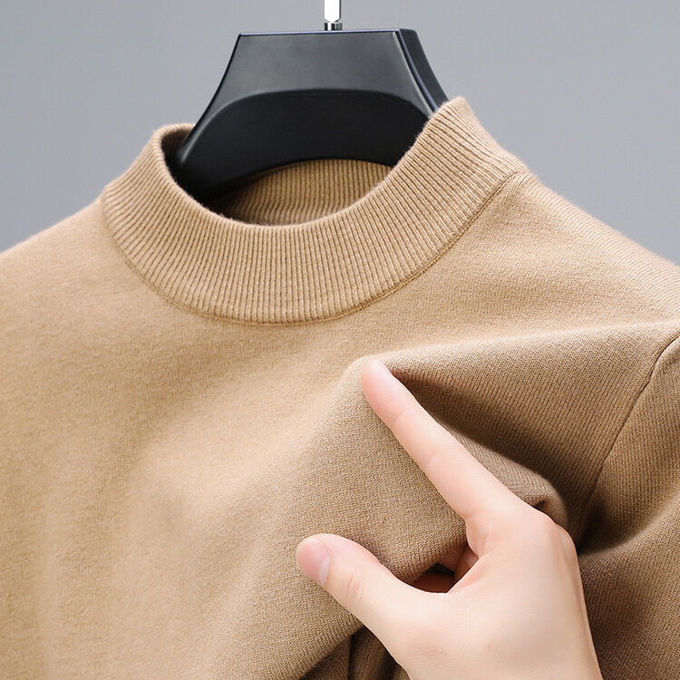 Ralph Stylish Men’s Sweater with Mock Neck