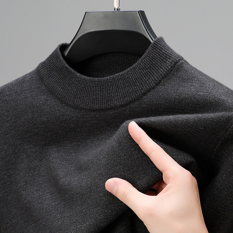 Ralph Stylish Men’s Sweater with Mock Neck