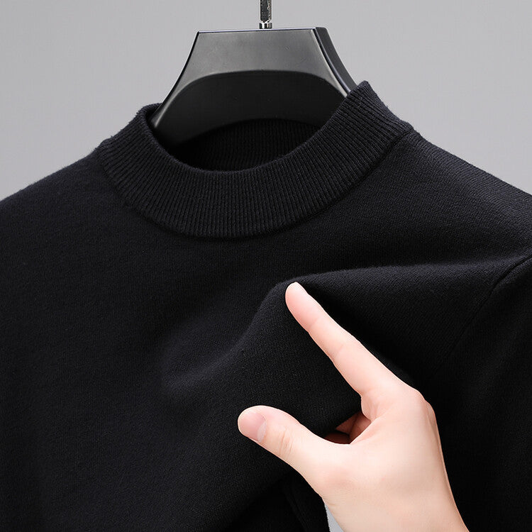 Ralph Stylish Men’s Sweater with Mock Neck