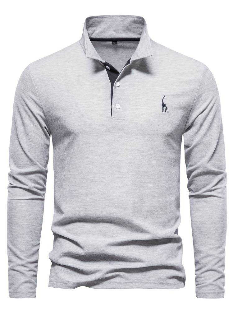 Robin Long-Sleeve Polo Shirt for Men