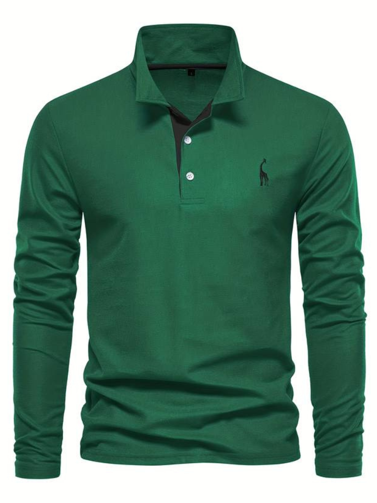 Robin Long-Sleeve Polo Shirt for Men