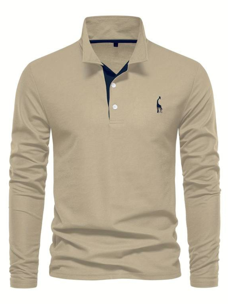 Robin Long-Sleeve Polo Shirt for Men