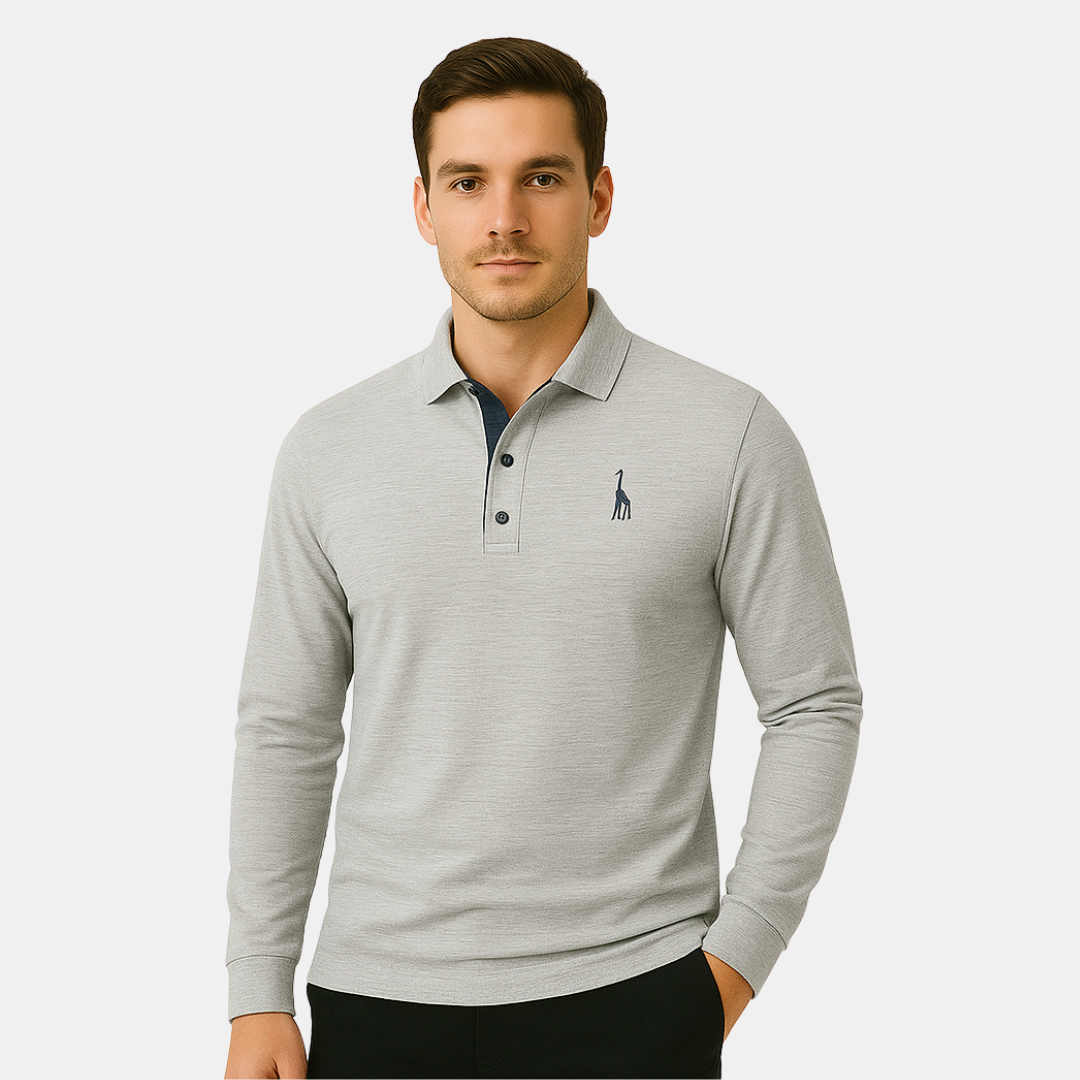 Robin Long-Sleeve Polo Shirt for Men