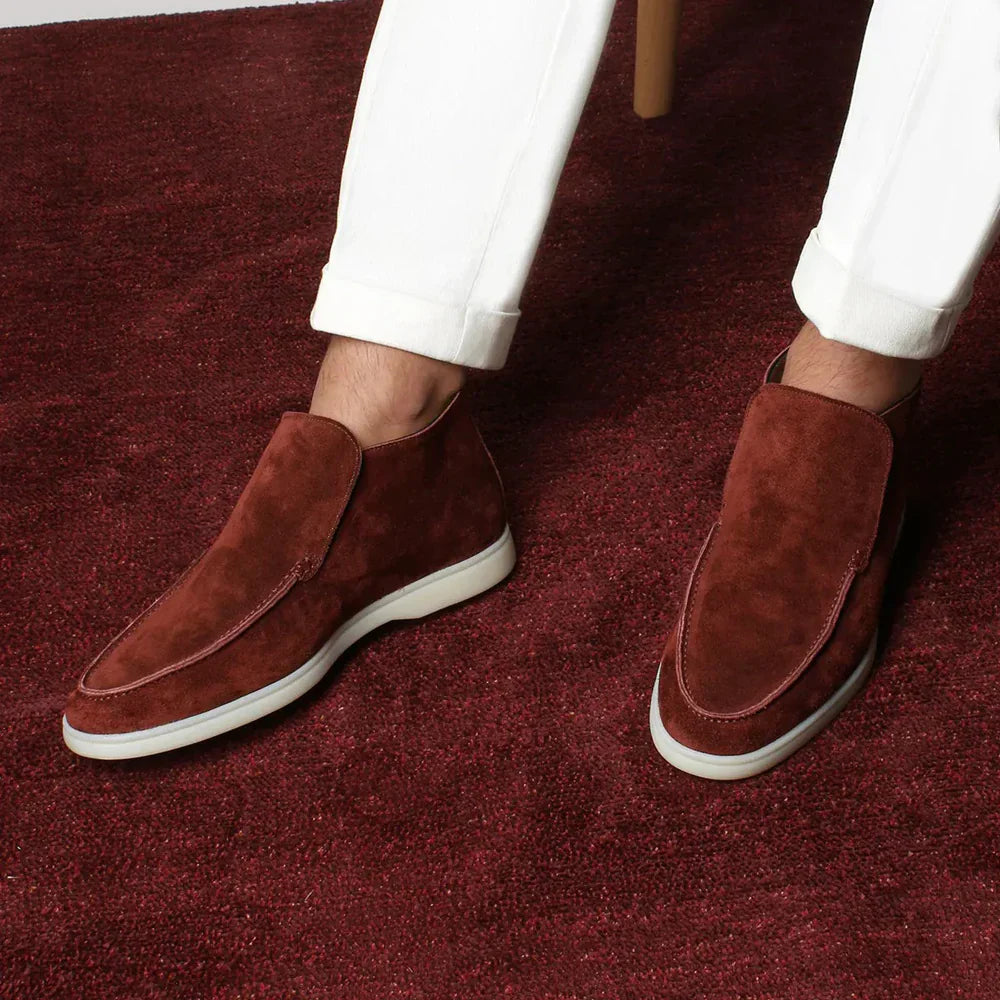 Roderick Casual Suede Half-High Loafers for Men