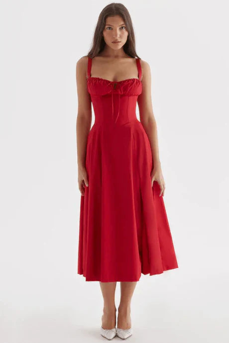 Ruby Corset Midi Dress