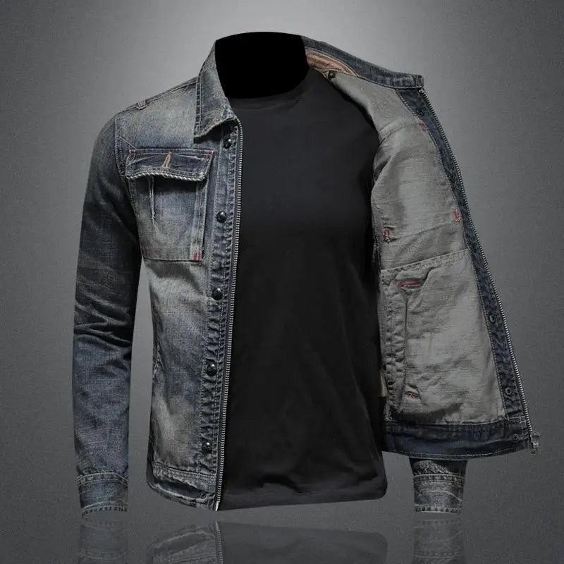 Antoine Vintage men's denim jacket