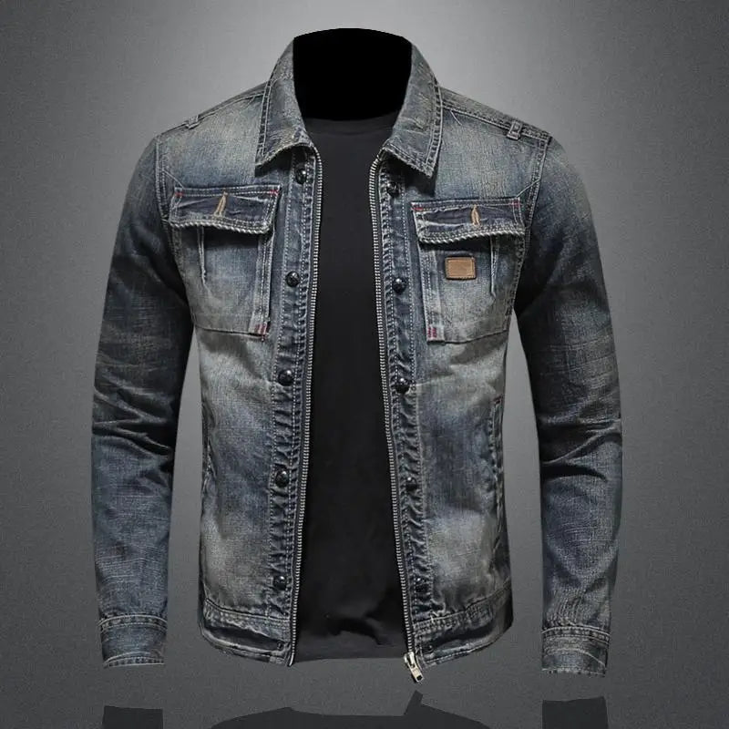 Antoine Vintage men's denim jacket