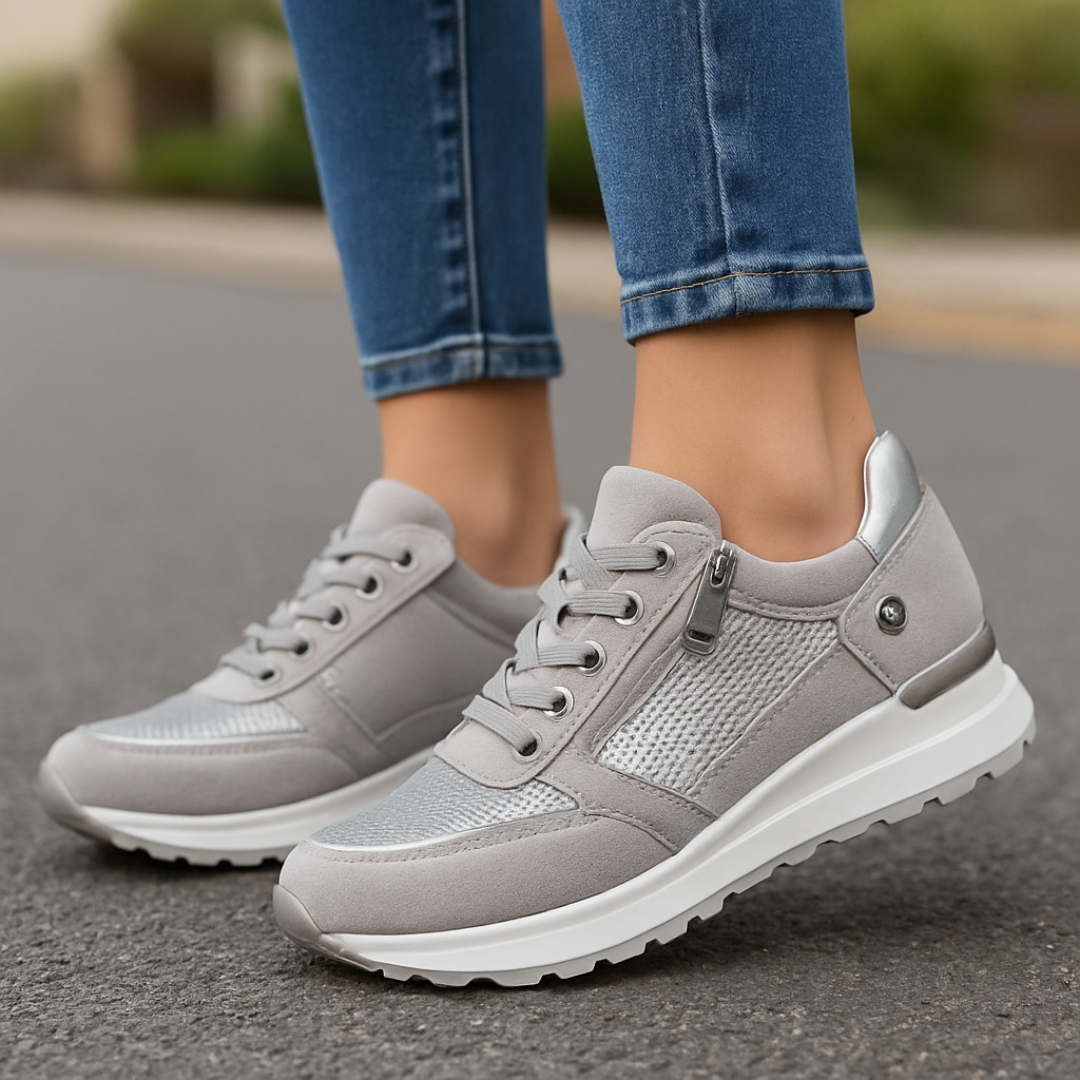 Sammie Zip-Up Platform Sneakers