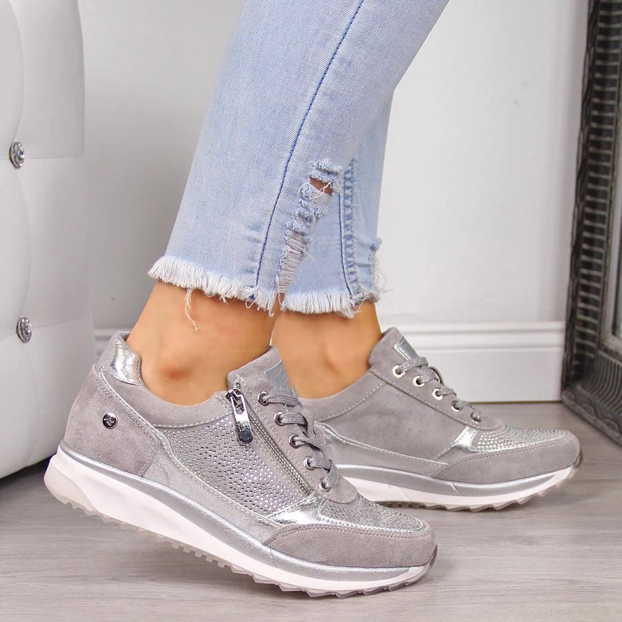 Sammie Zip-Up Platform Sneakers