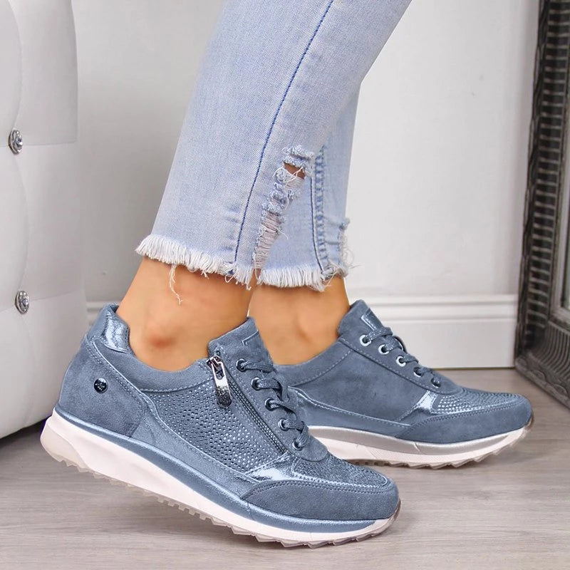 Sammie Zip-Up Platform Sneakers