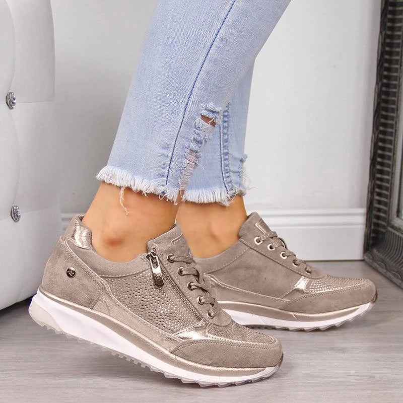 Sammie Zip-Up Platform Sneakers