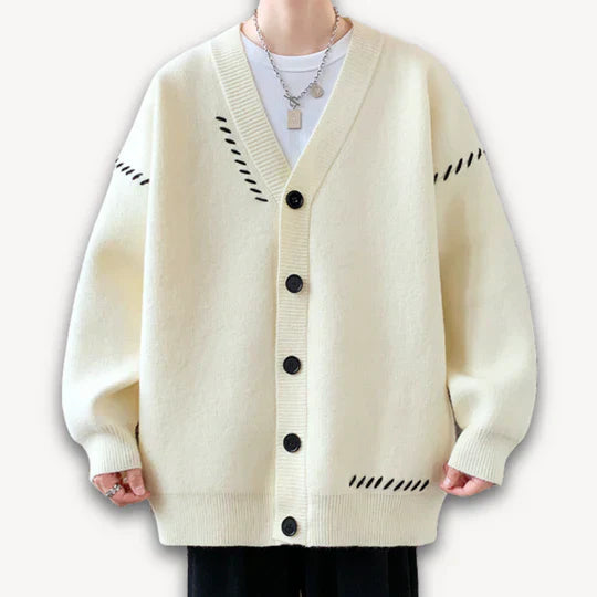 Sylvan Men’s V-Neck Button Cardigan